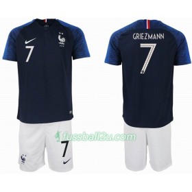Günstige Fußballtrikots Frankreich GRIEZMANN 7 2 star Kinder Heimtrikot WM 2018